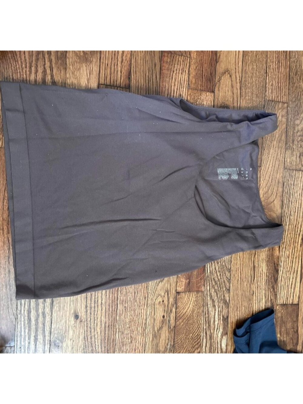 Purple tank, scoop neck from target with built in bra and nice material